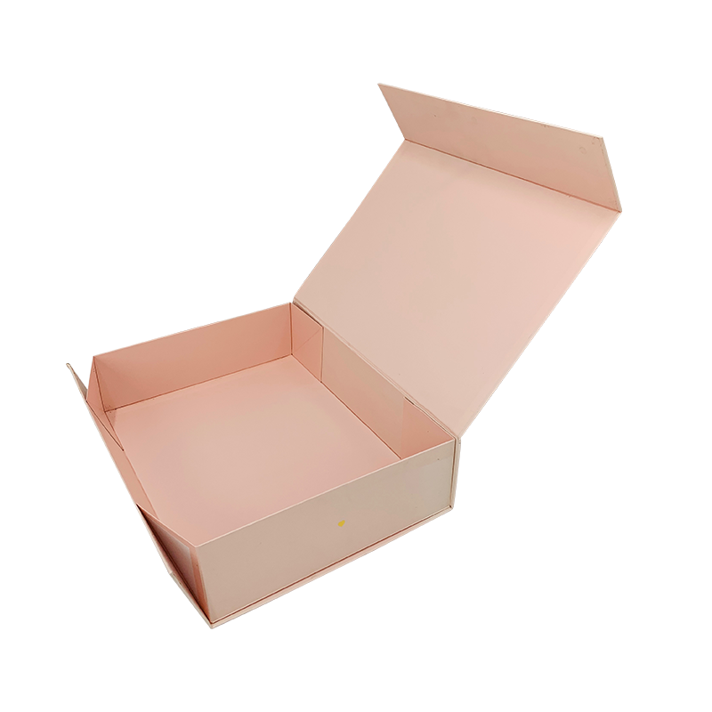 Roosa Elegantne paber Kinkekarp Kokkuvarisev stiilikarp rõivaesemete jaoks